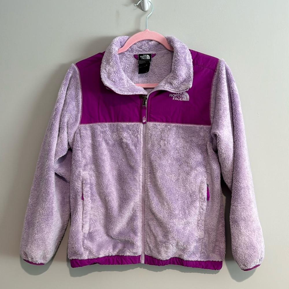 The North Face Denali‎ Youth Girls Fleece Jacket Light Purple Size Large